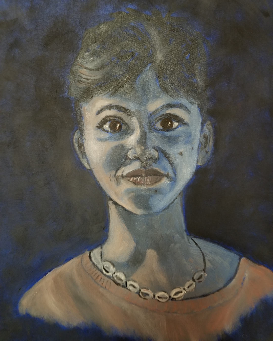 Oil Paintings by Karl Willms Little granddaughter grew up