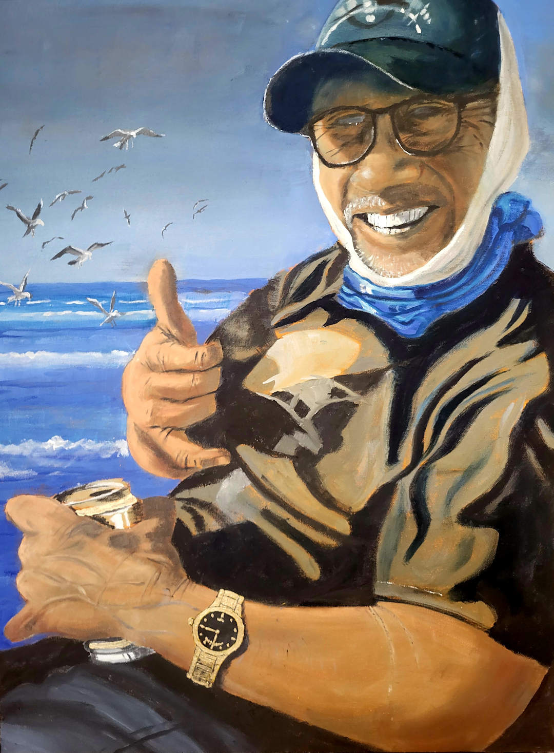 A Happy Fisherman — La Bocana, Baja California — Karl Willms