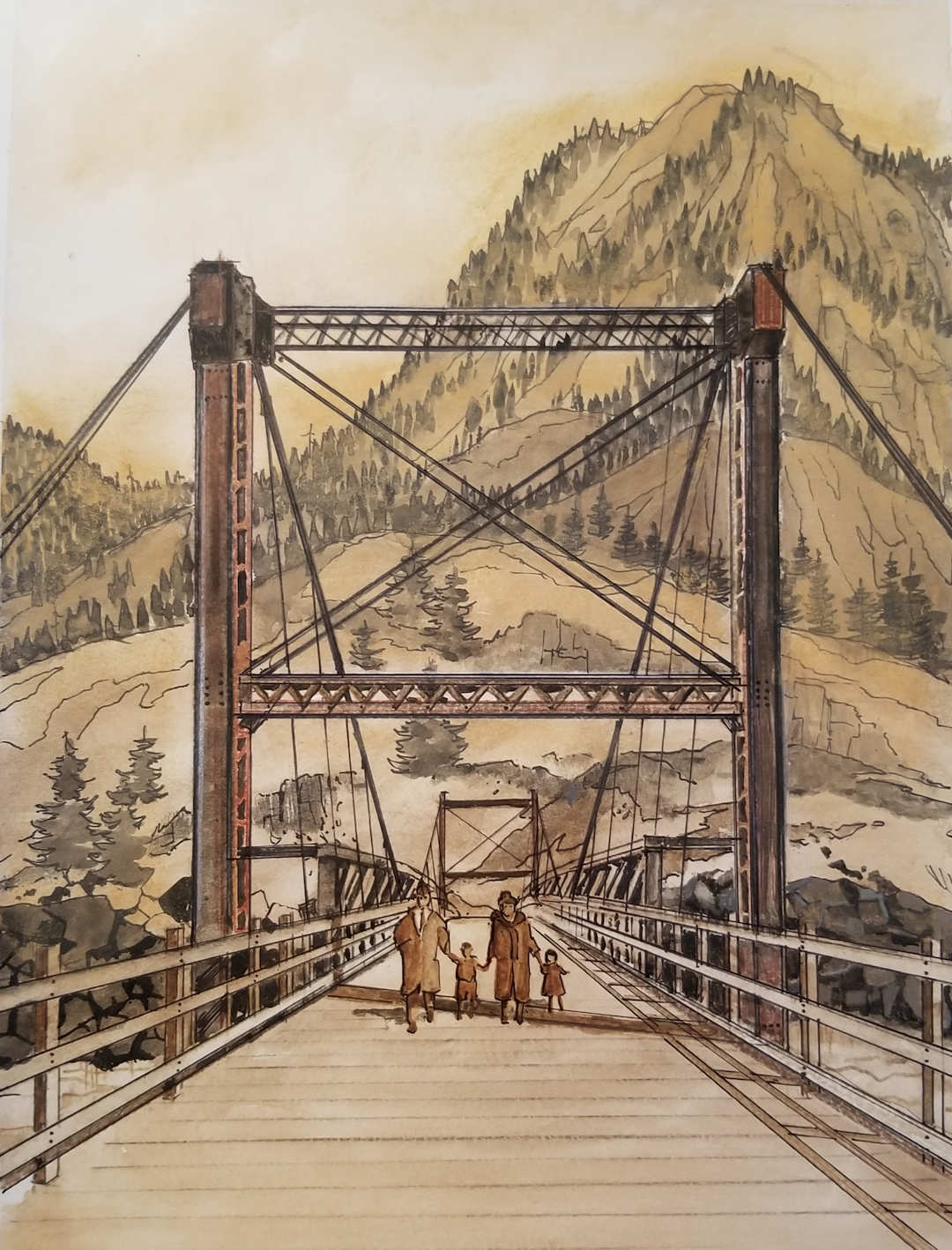Forbidden Bridge — Lillooet, BC — Karl Willms