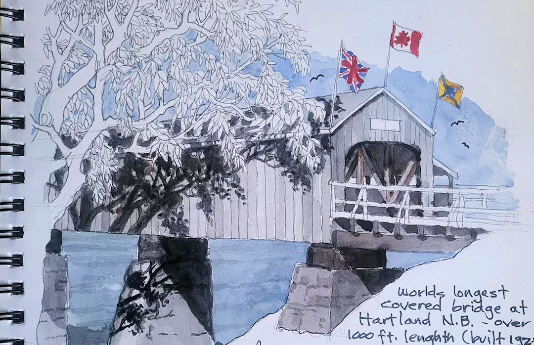 WorldΚΌs Longest Covered Bridge β Hartland, New Brunswick β Karl Willms WorldΚΌs Longest Covered Bridge β Hartland, New Brunswick β Karl Willms