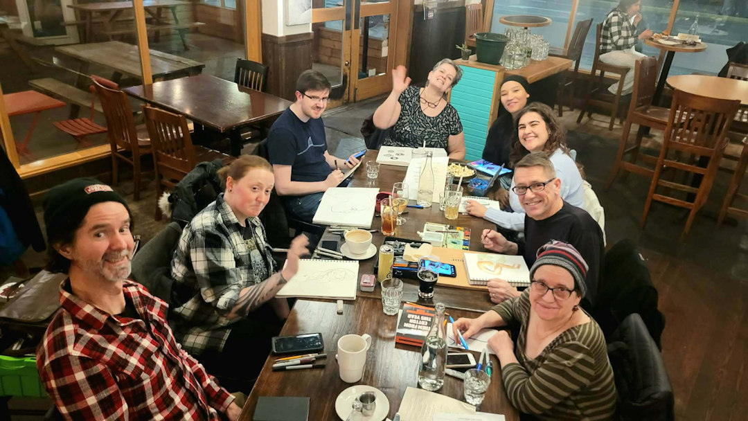 Urban Sketching Club — Red Beard Cafe Urban Sketching Club — Red Beard Cafe